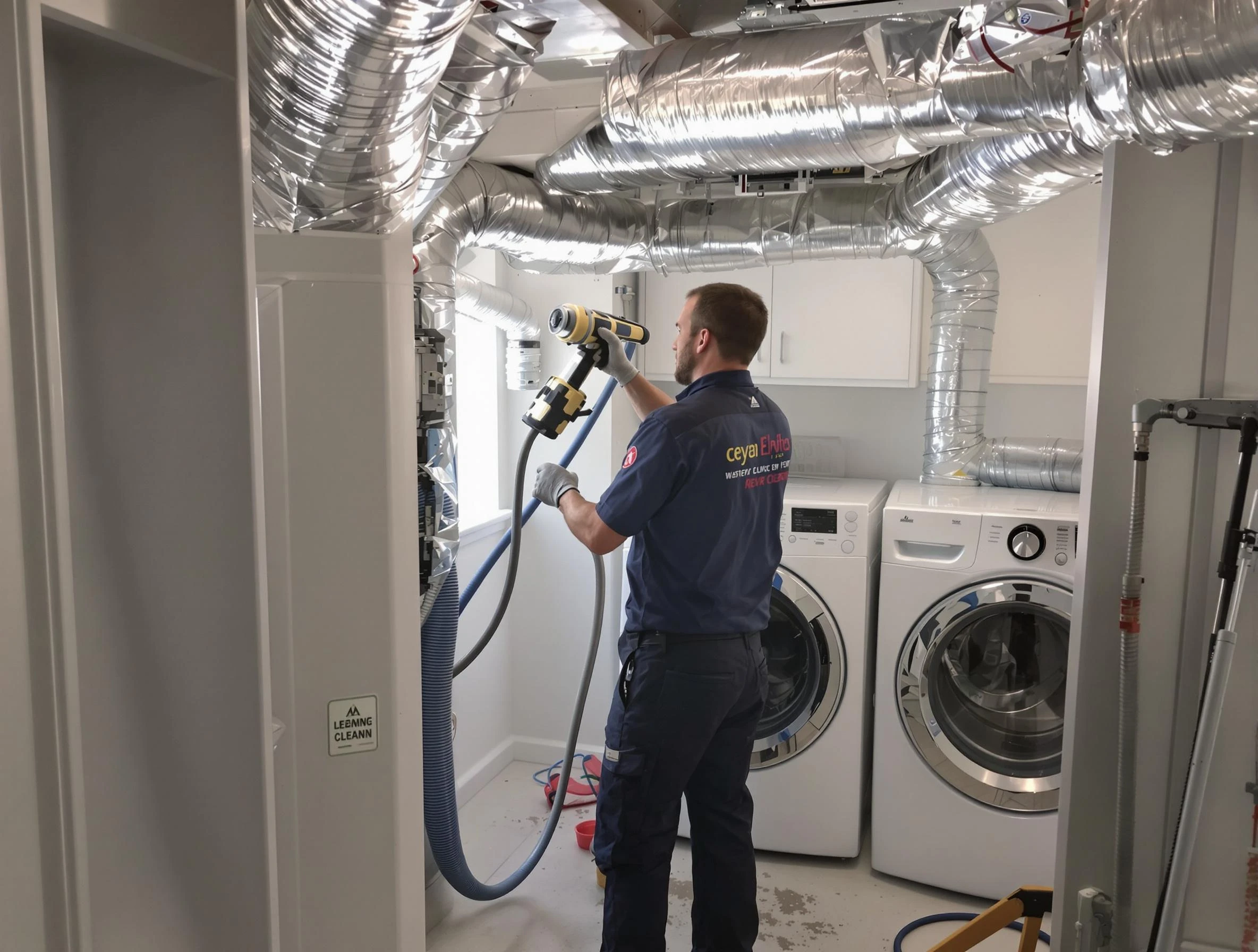 Surprise Dryer Vent Cleaning specialist using advanced equipment for thorough duct cleaning in Surprise