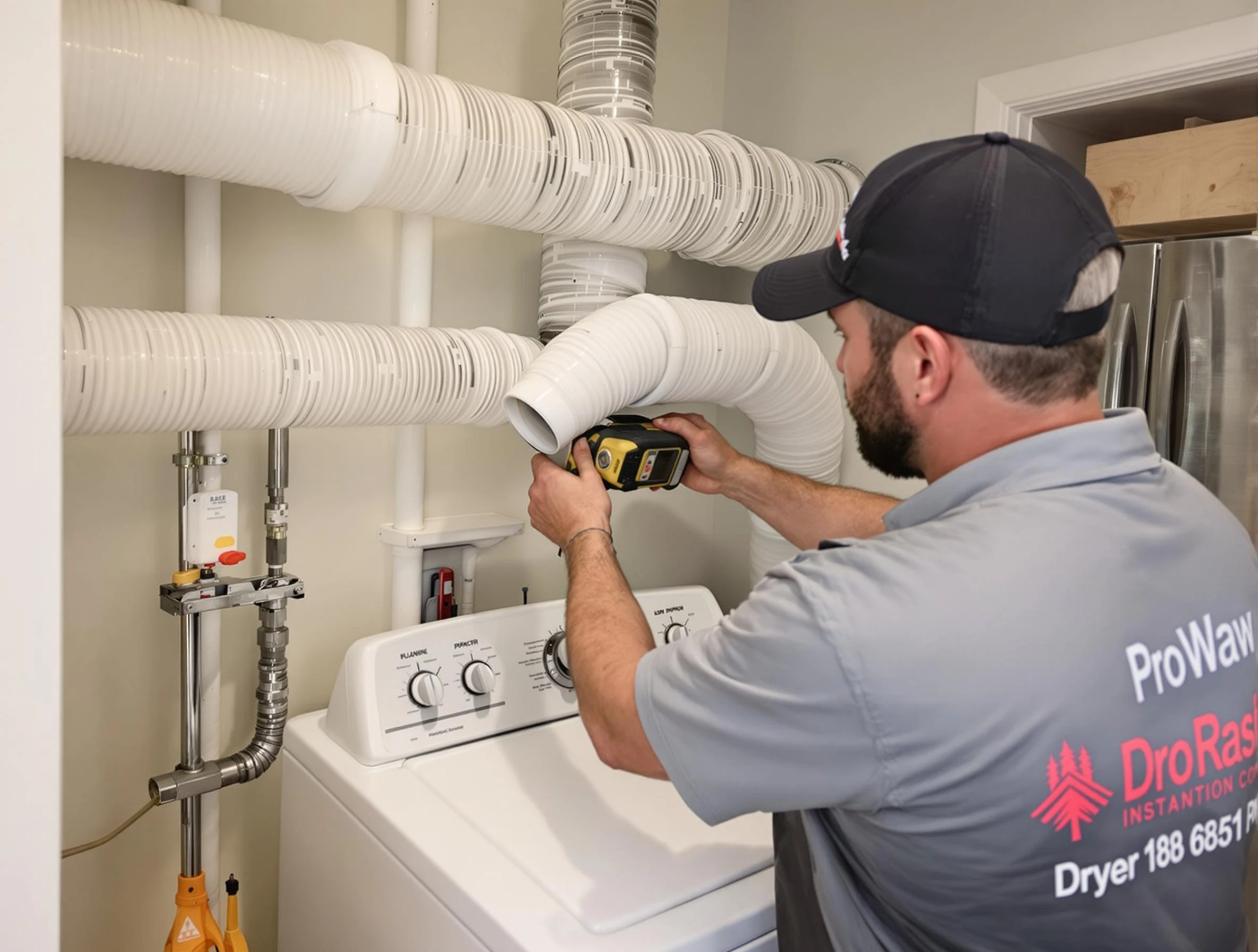 Professional dryer vent hose installation by Surprise Dryer Vent Cleaning in Surprise