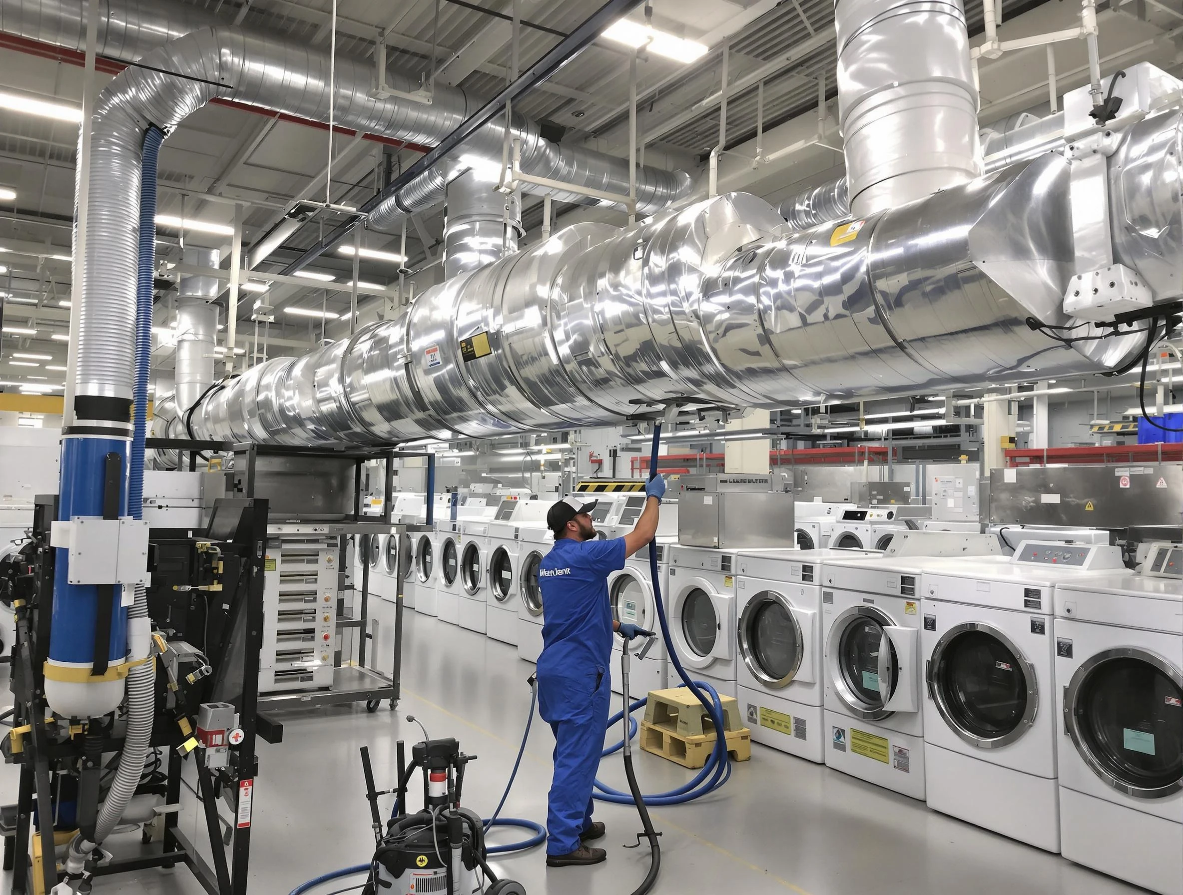 Surprise Dryer Vent Cleaning team performing heavy-duty industrial dryer vent cleaning in Surprise